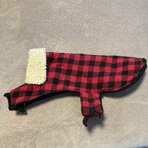 Dog plaid jacket